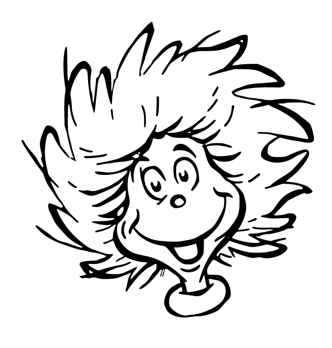 Dr Seuss Thing Two Coloring Page Download Print Or Color Online For Free