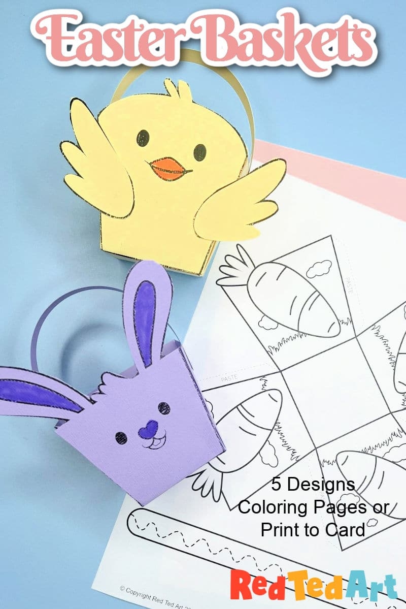 Easter Basket Template Free Printable