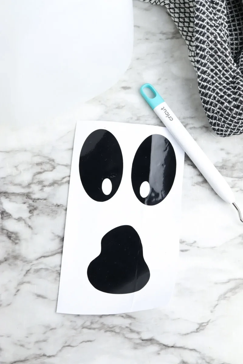 Printable Ghost Eyes And Mouth Template