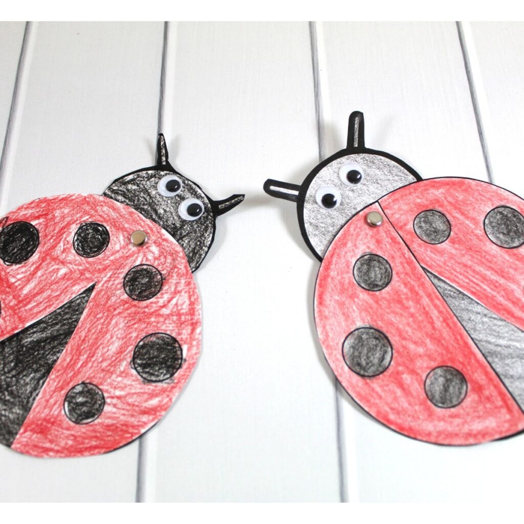 Easy Paper Ladybug Craft For Kids Free Printable Simply Full Of Delight
