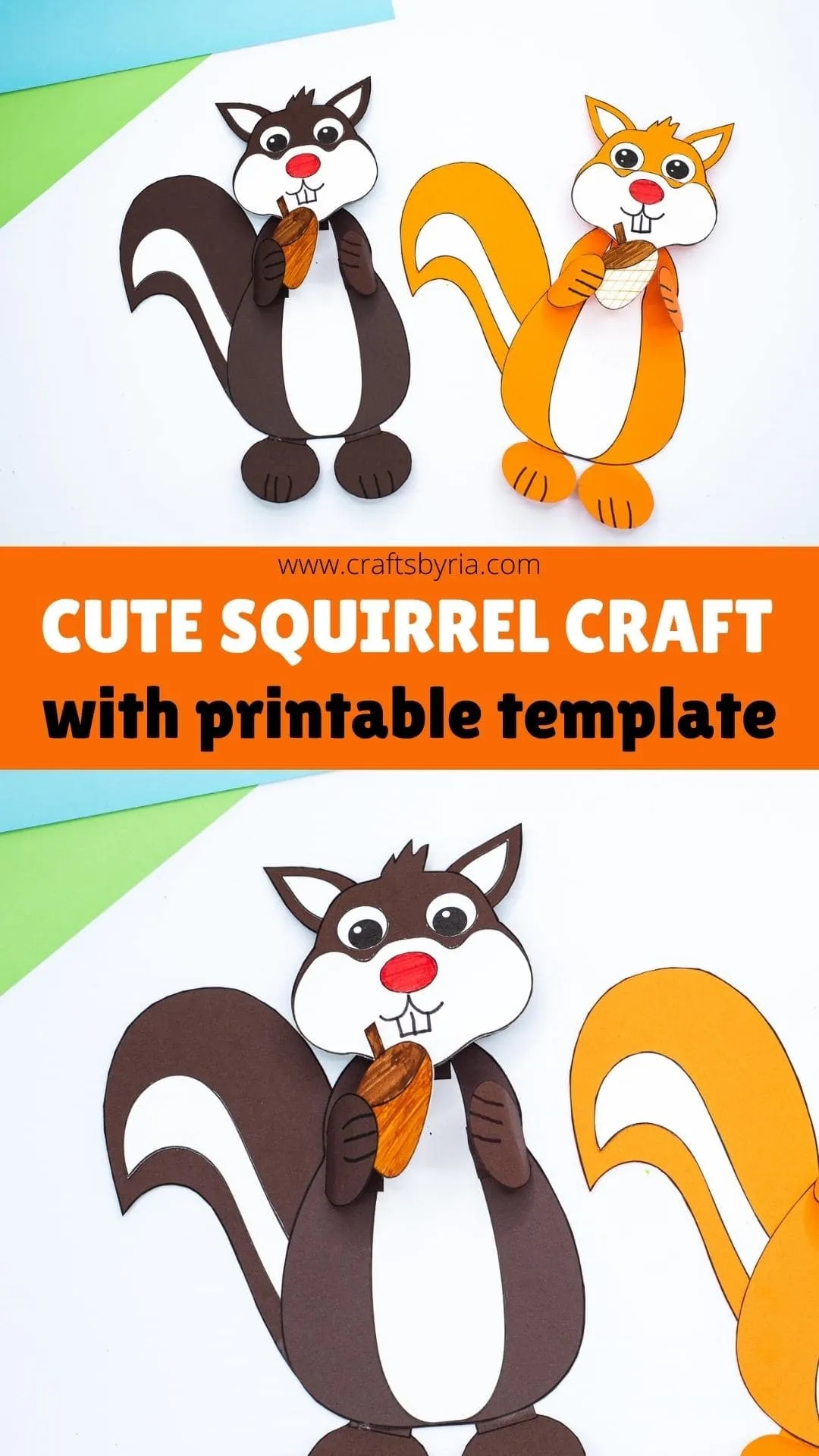 Free Printable Squirrel Template