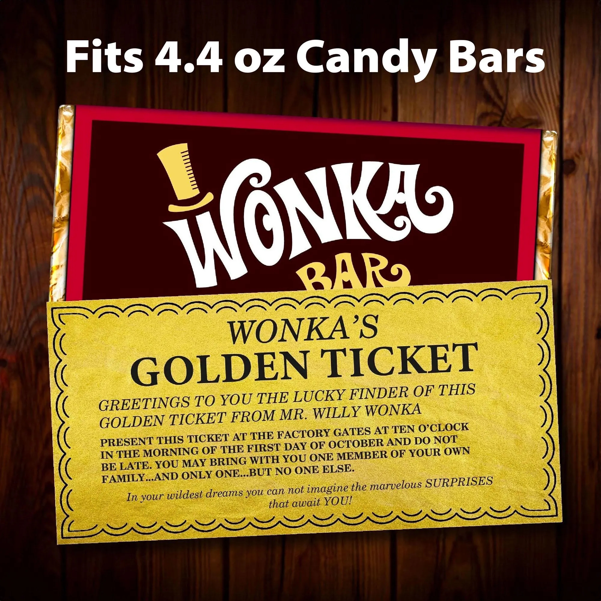 Free Printable Willy Wonka Golden Ticket Template