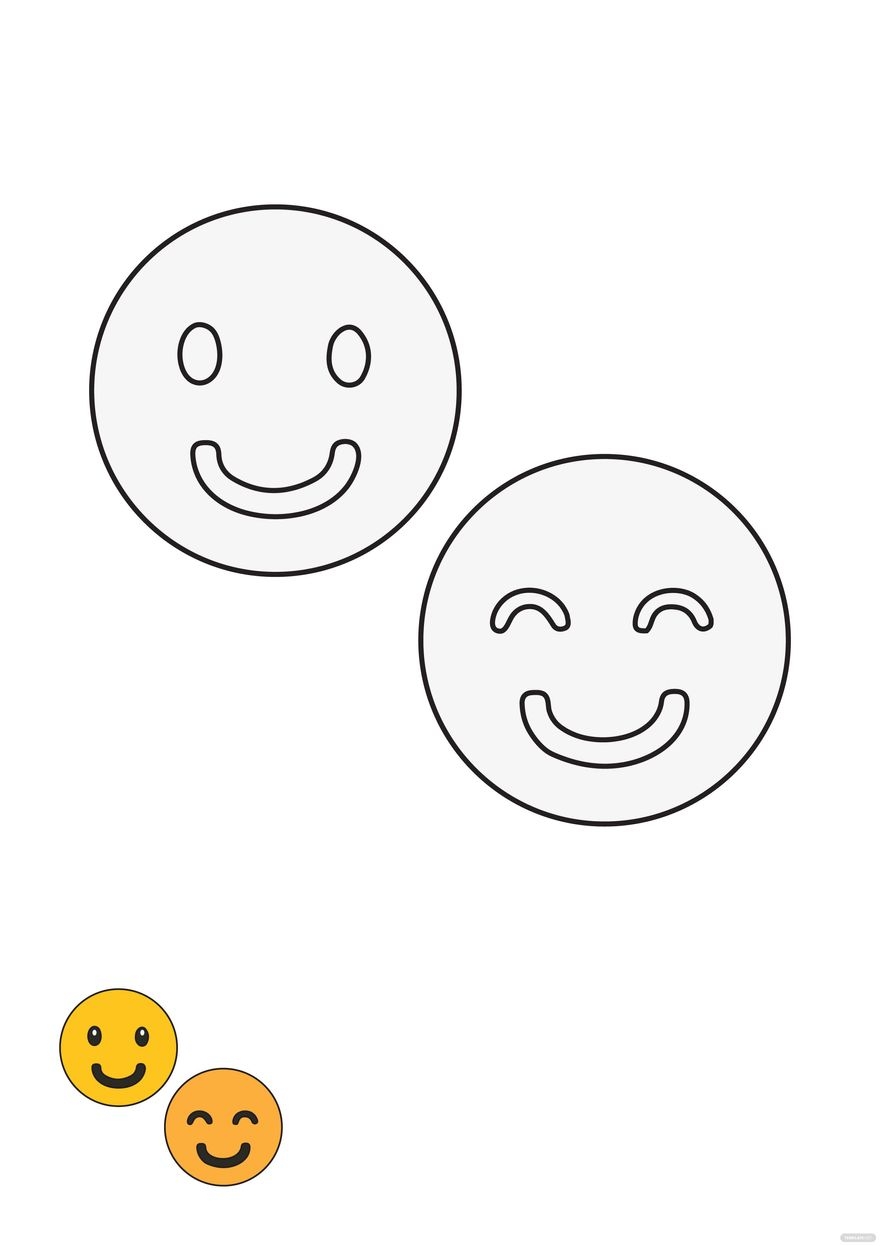 Editable Smiley Templates In PDF To Download