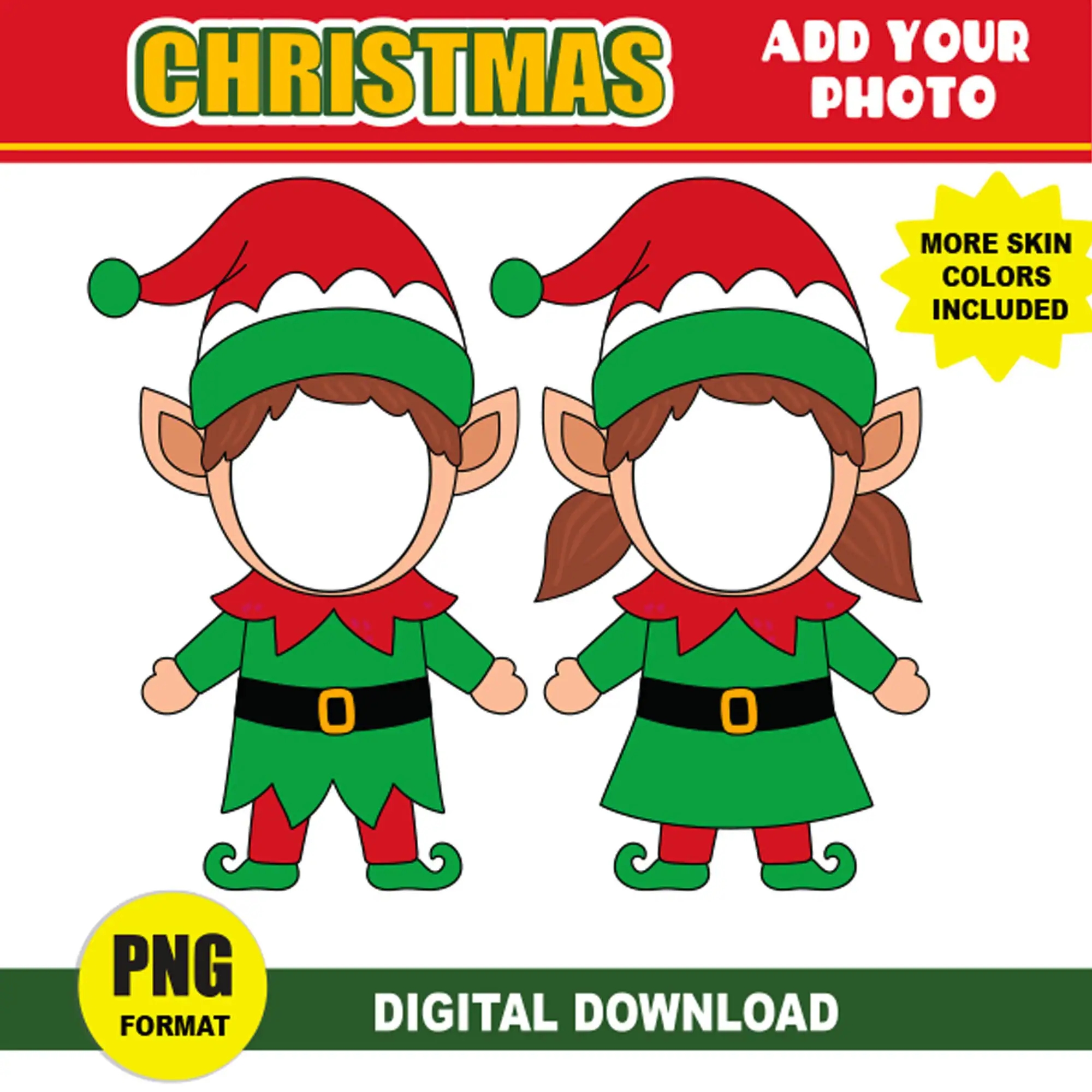 Elf Face Printable Etsy