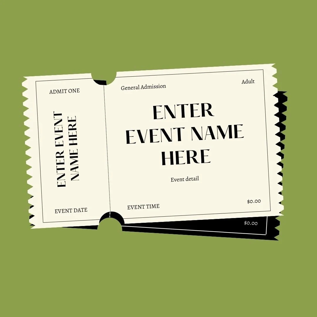 Event admit One Ticket Printable Template SVG Printable Event Ticket Admission Ticket Admit One Ticket Template Printable Template Etsy
