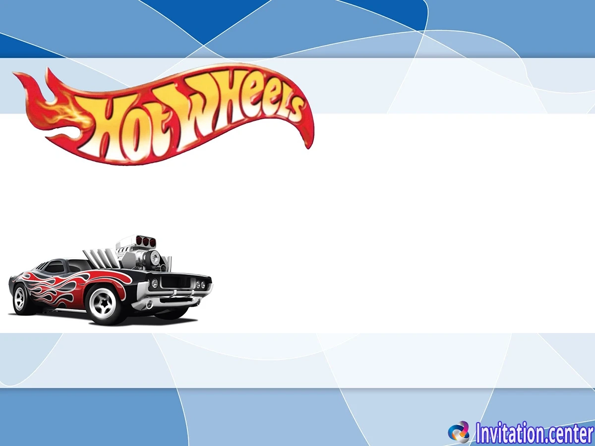 Exclusive Hot Wheels Invitations For A Turbo Charged Birthday Bash Invitation Center