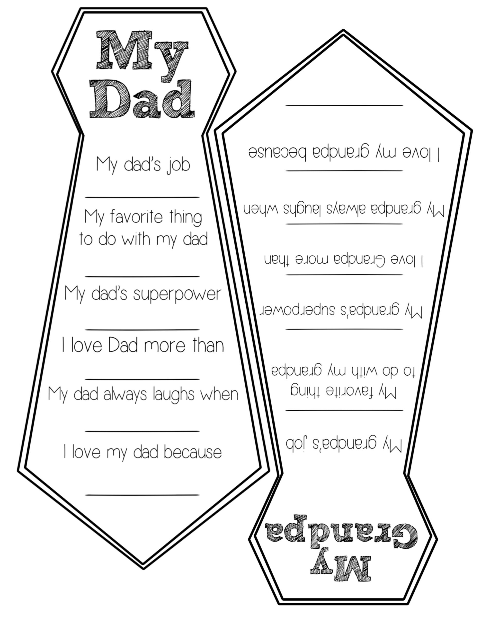 Free Tie Template Printable