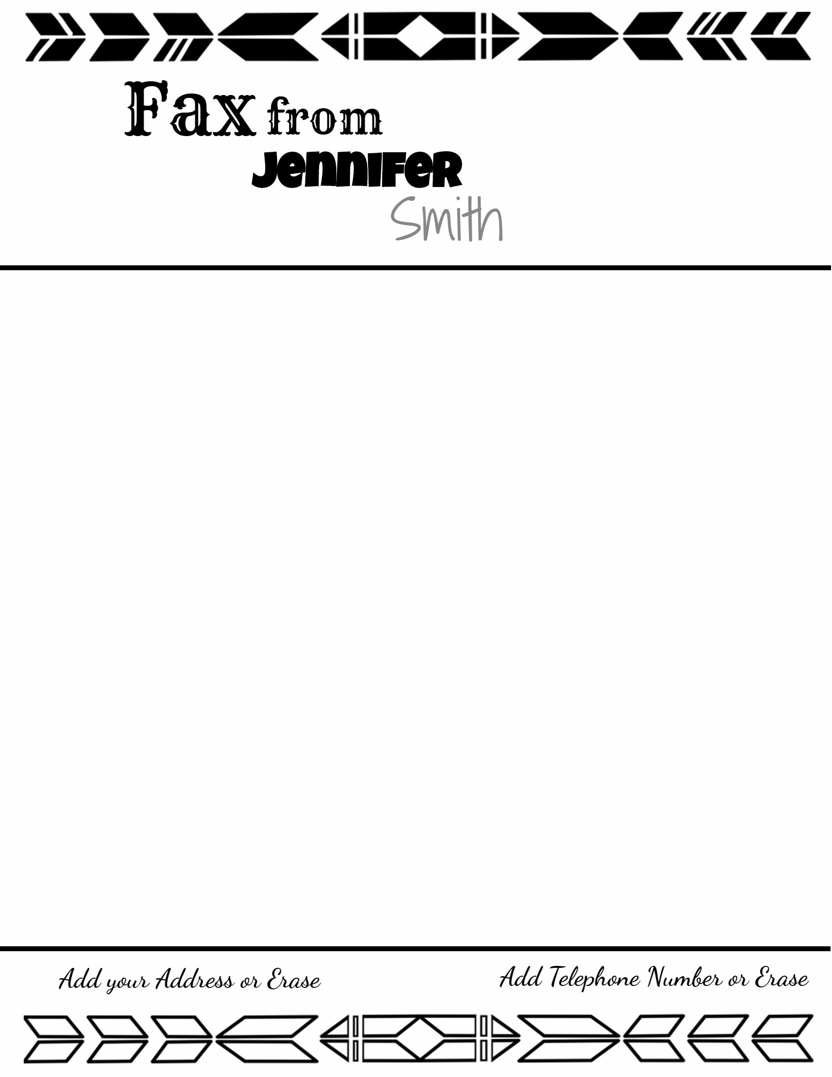 Fax Cover Letter Fax Cover Letter