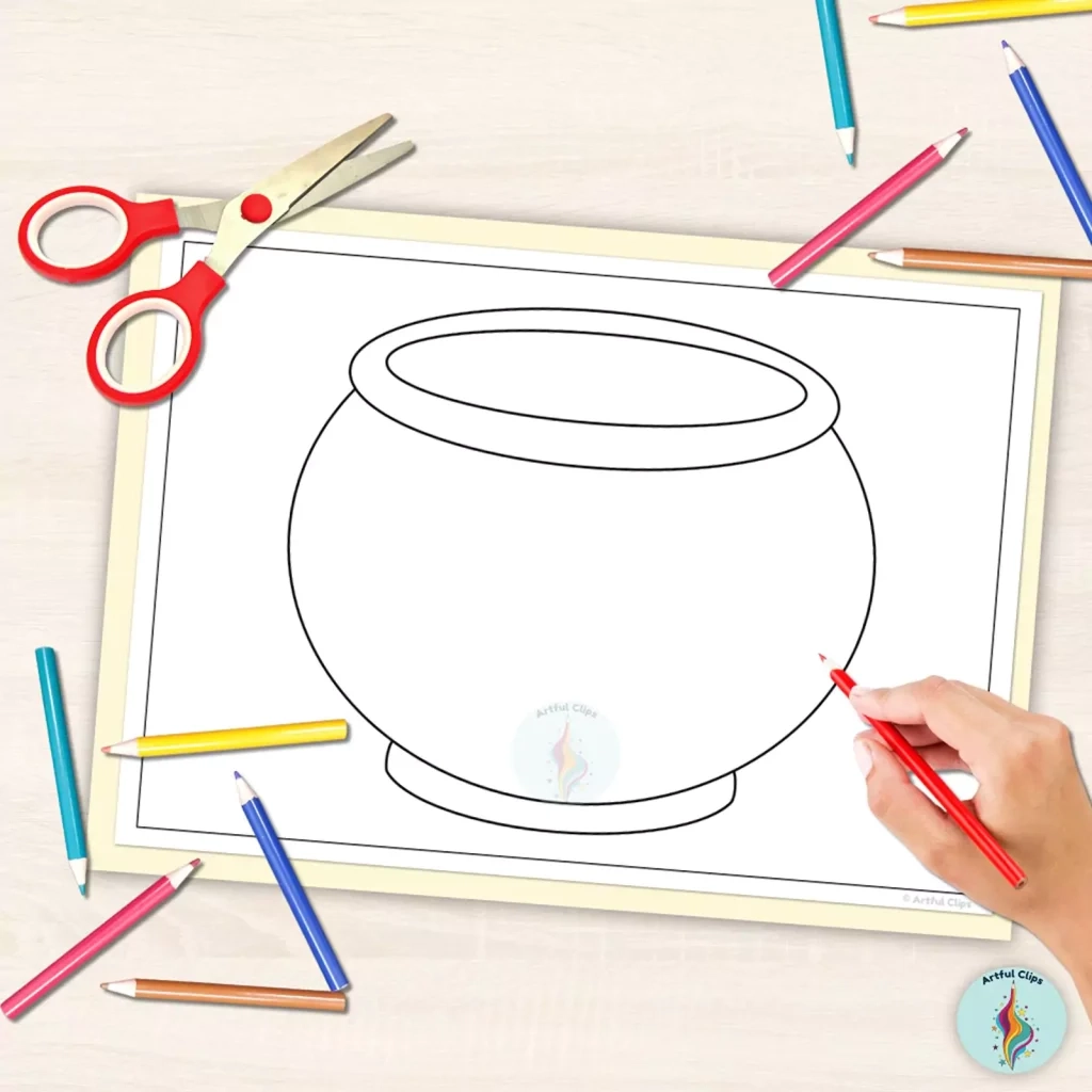 Fish Template Set For Kids Printable Outlines And Clipart