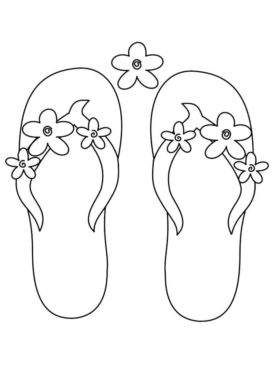 Free Printable Flip Flop Template Printable