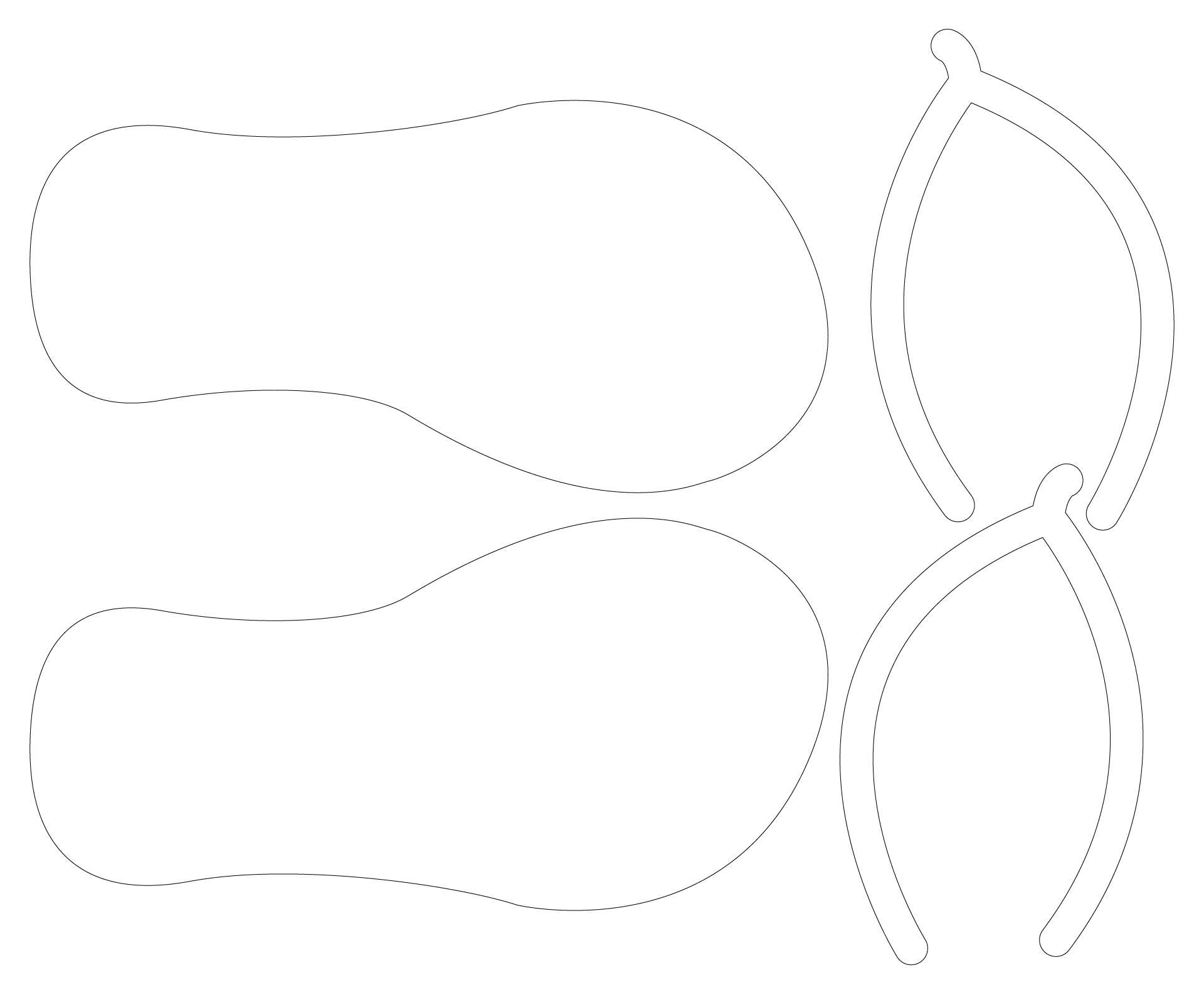 Flip Flop Pattern 10 Free PDF Printables Printablee