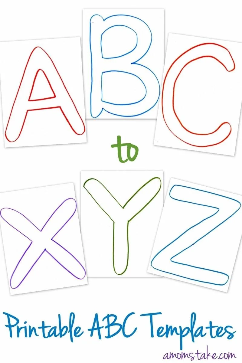 Letter A Template Free Printable