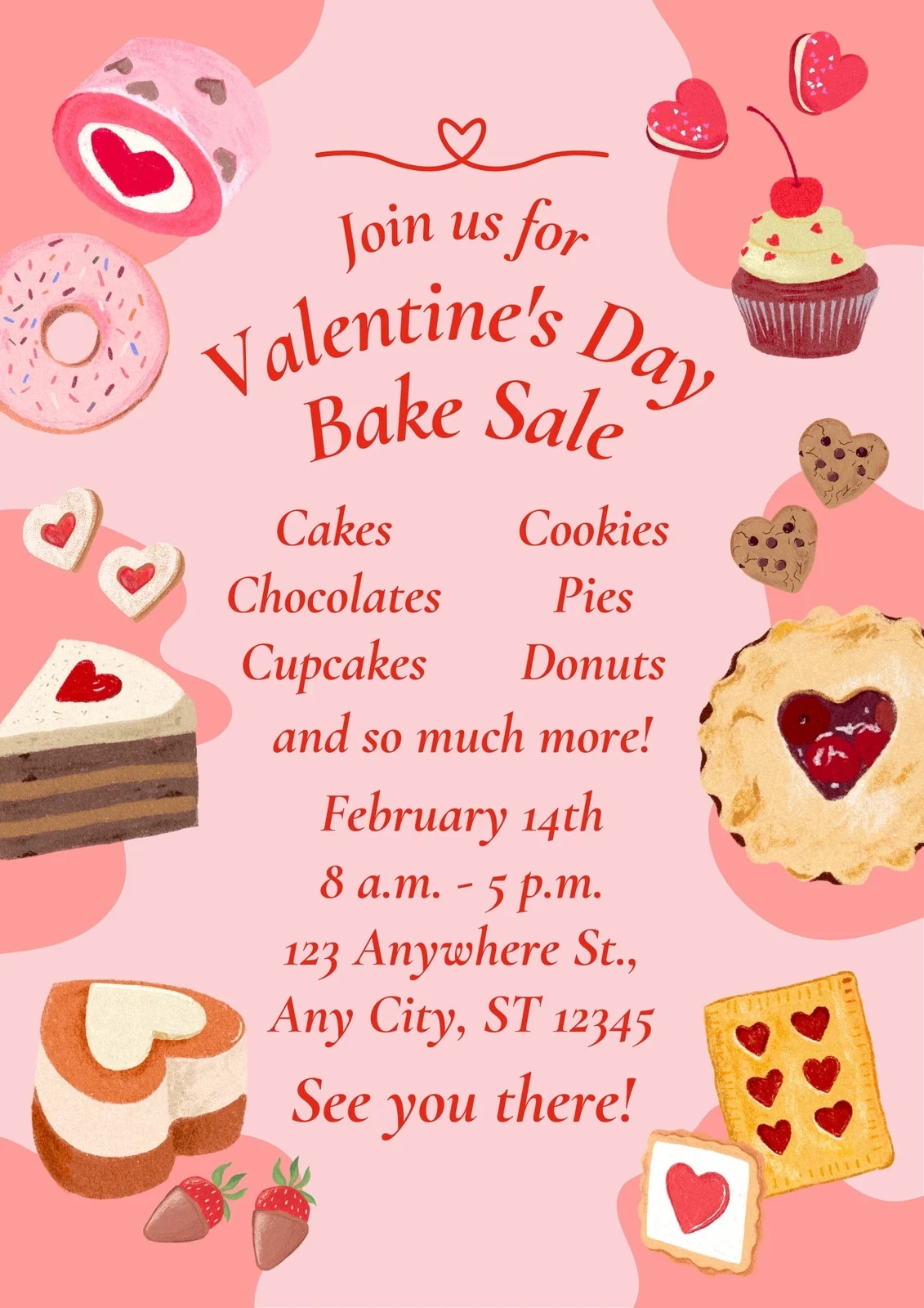 Free And Customizable Bake Sale Templates Canva