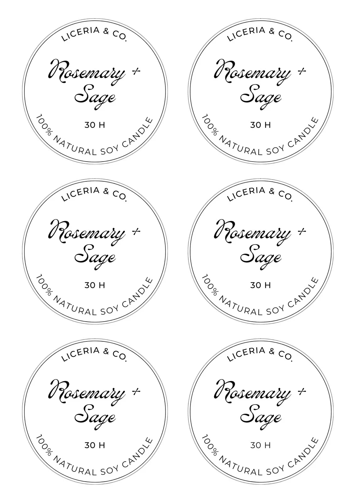 Free And Customizable Circle Sticker Templates