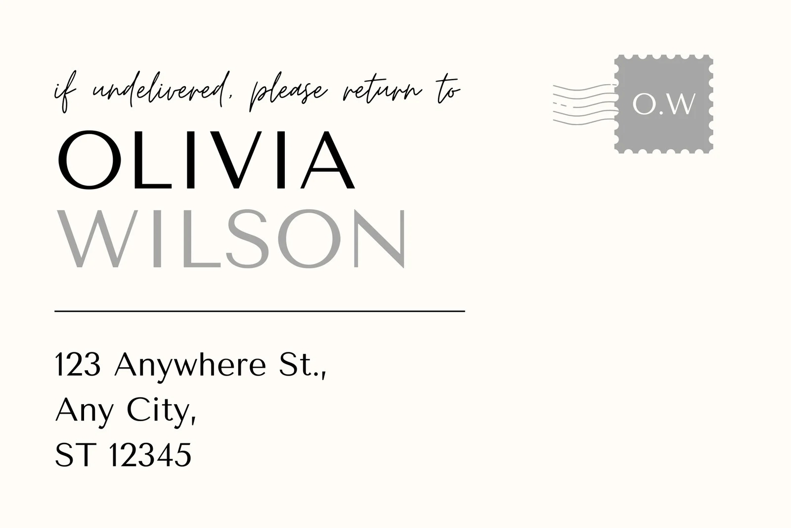 Free And Printable Custom Address Label Templates Canva