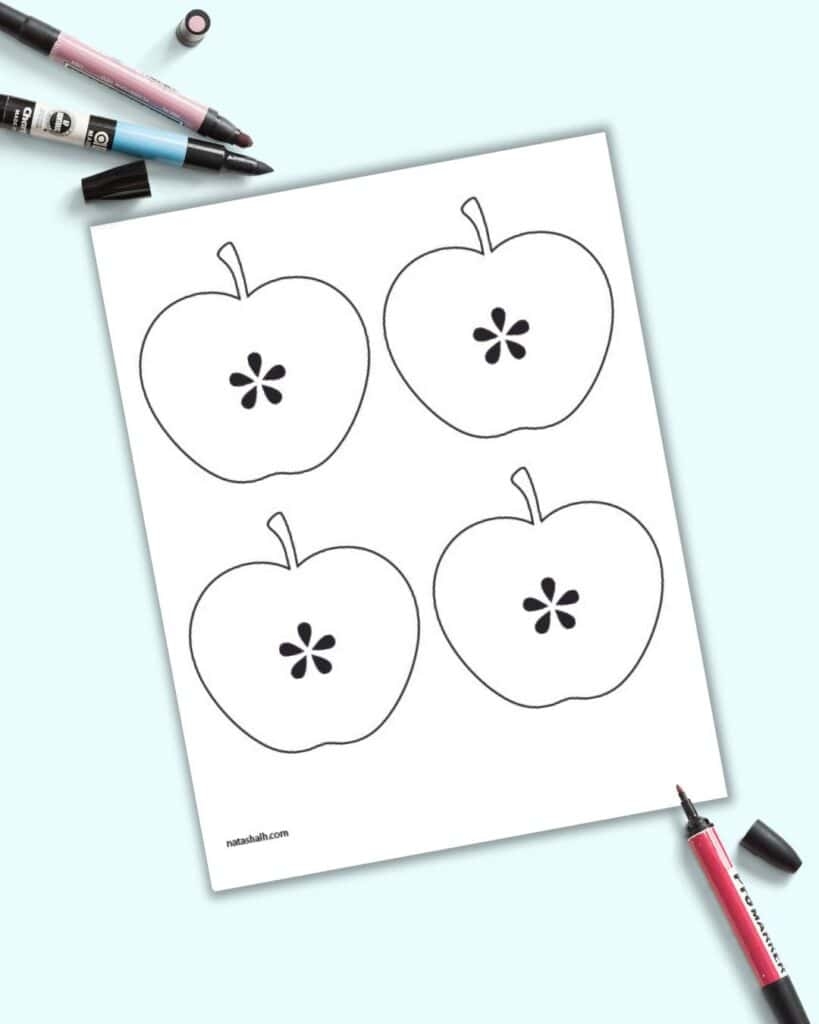 Free Printable Apple Template Pdf