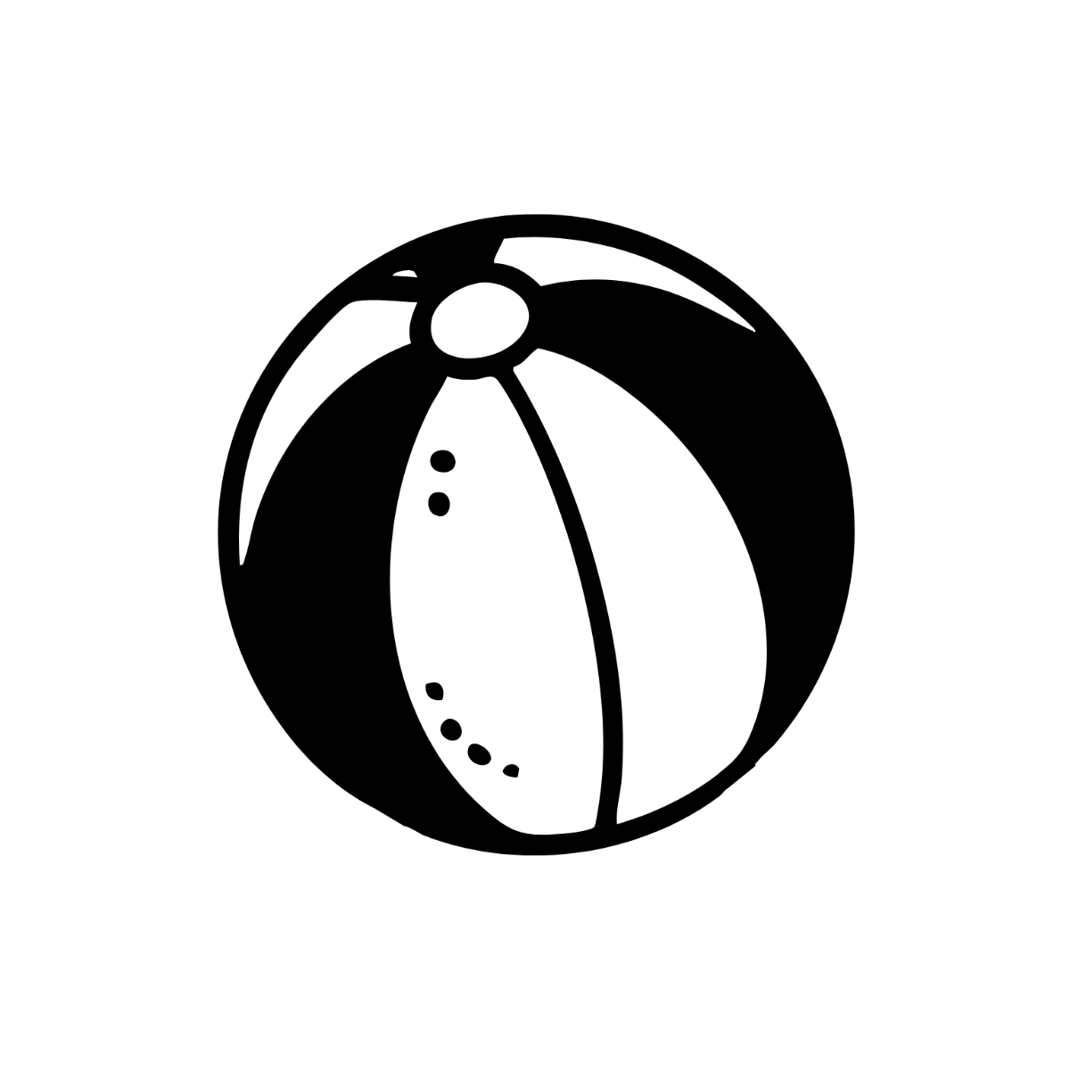 Printable Beach Ball Template