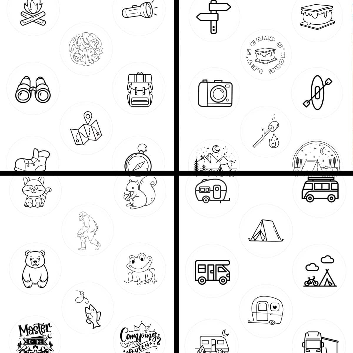 Button Template Printable