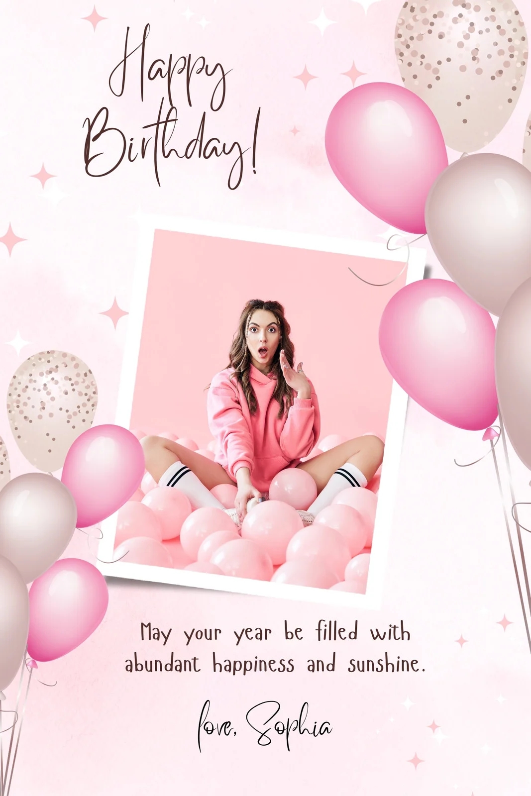 Free Custom Printable Birthday Card Templates Canva