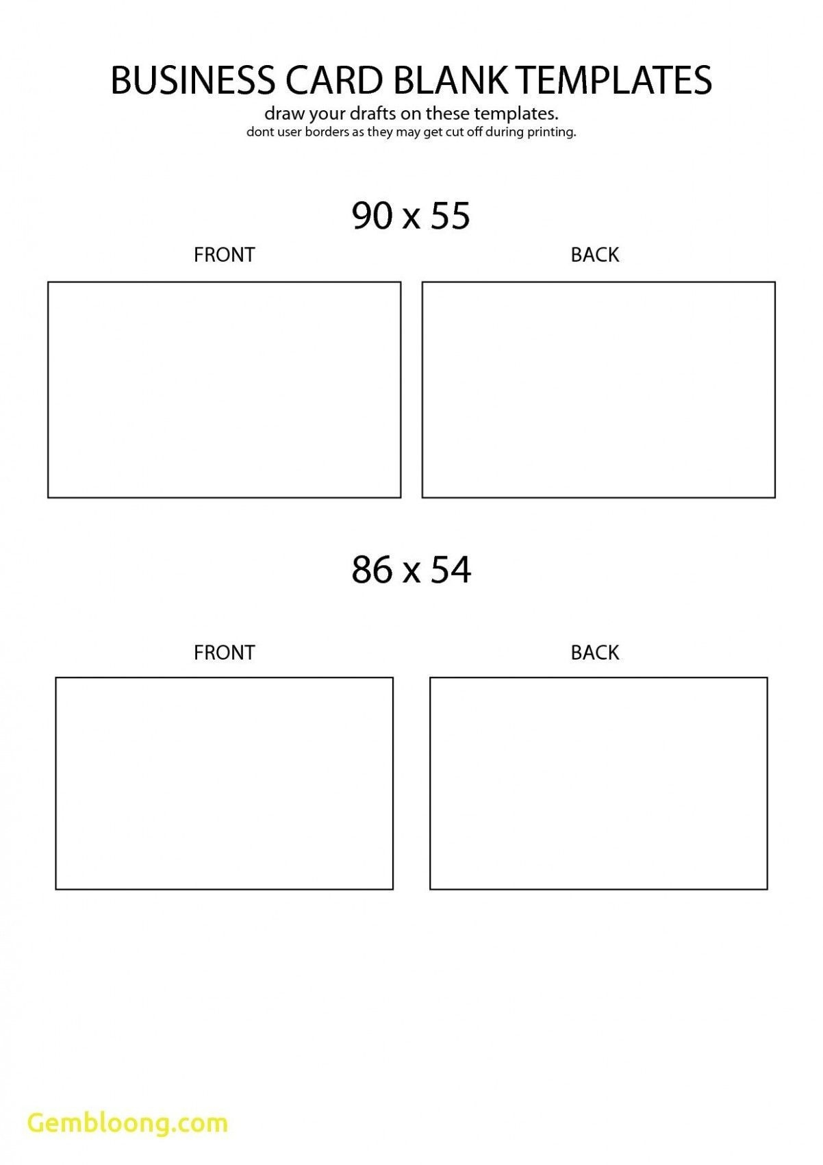 Business Cards Templates Free Printable