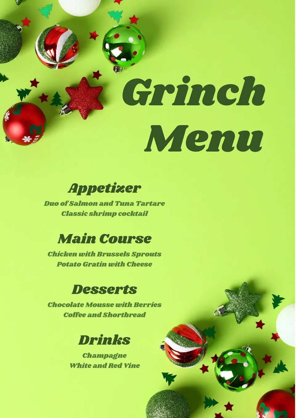 Free Printable Grinch Invitation Template