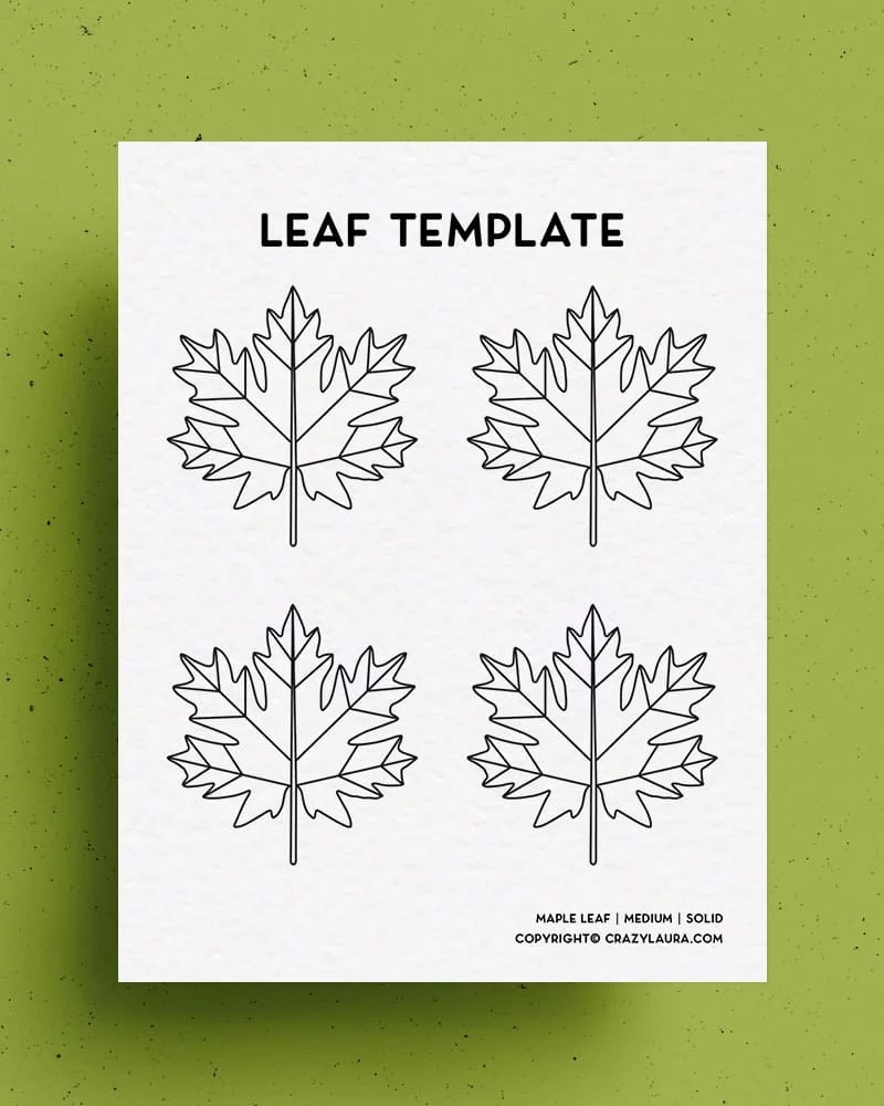 Free Leaf Template U0026 Printable Stencils For