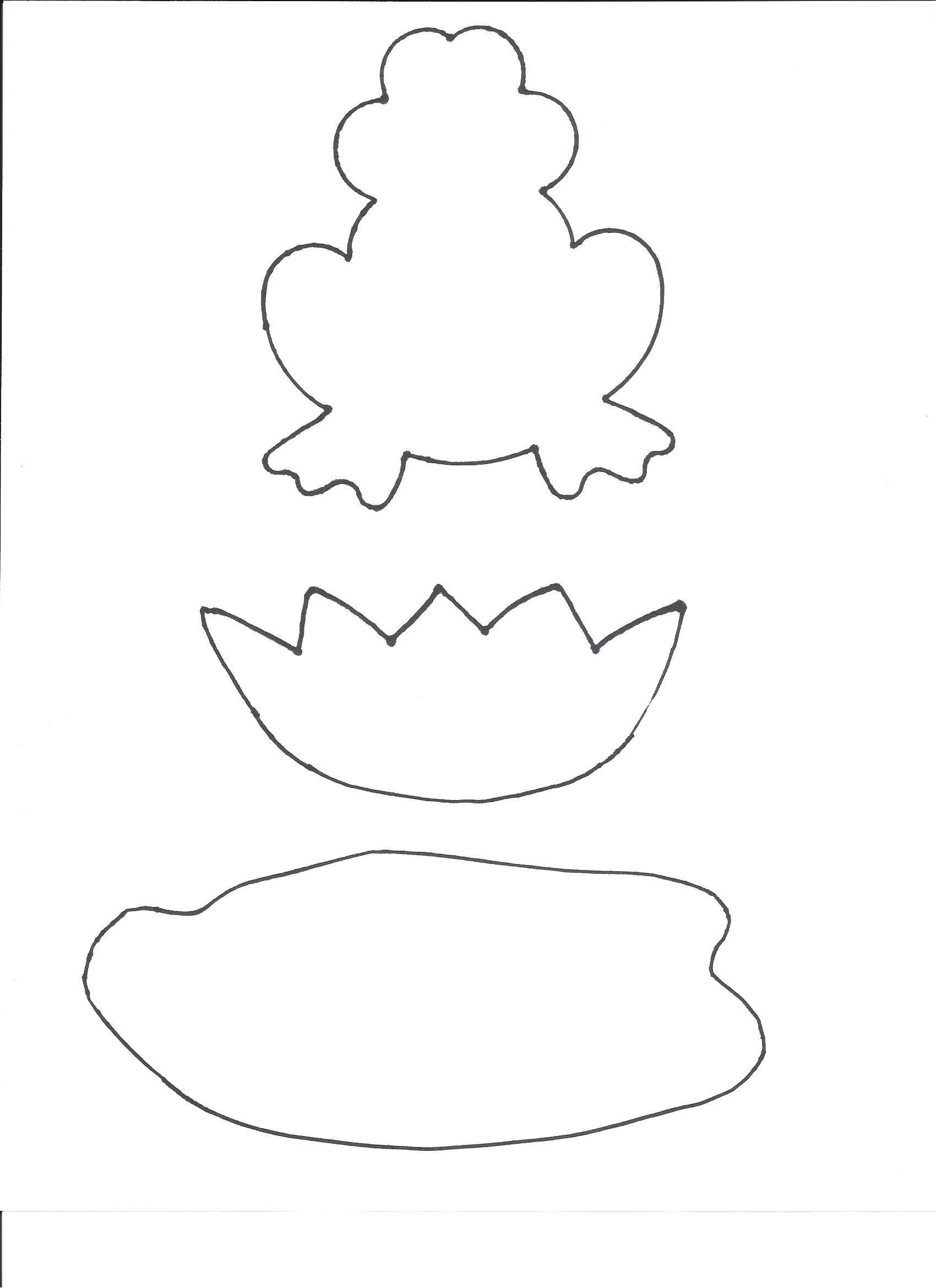 Lily Pad Printable Template