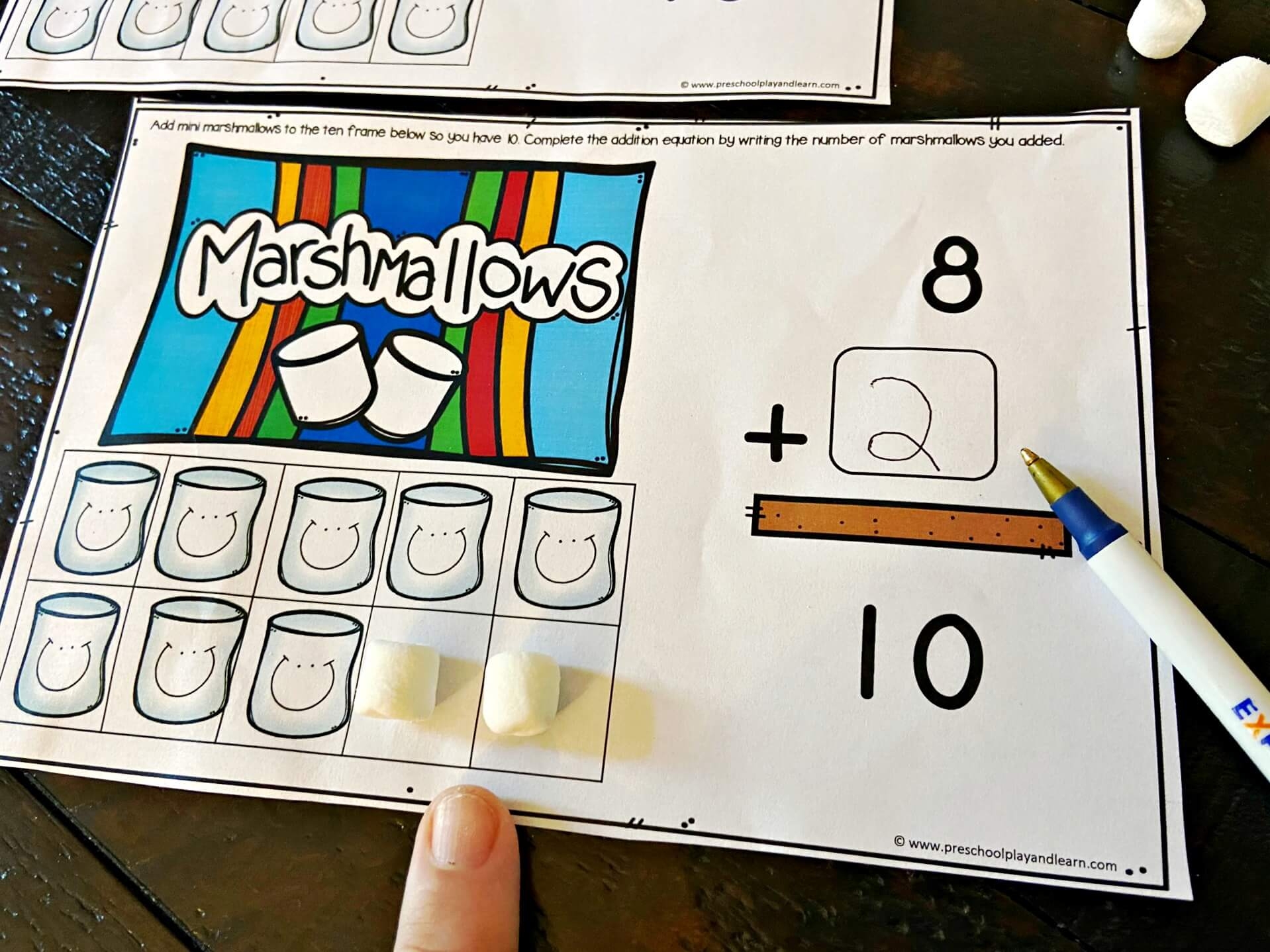Free Printable Marshmallow Template