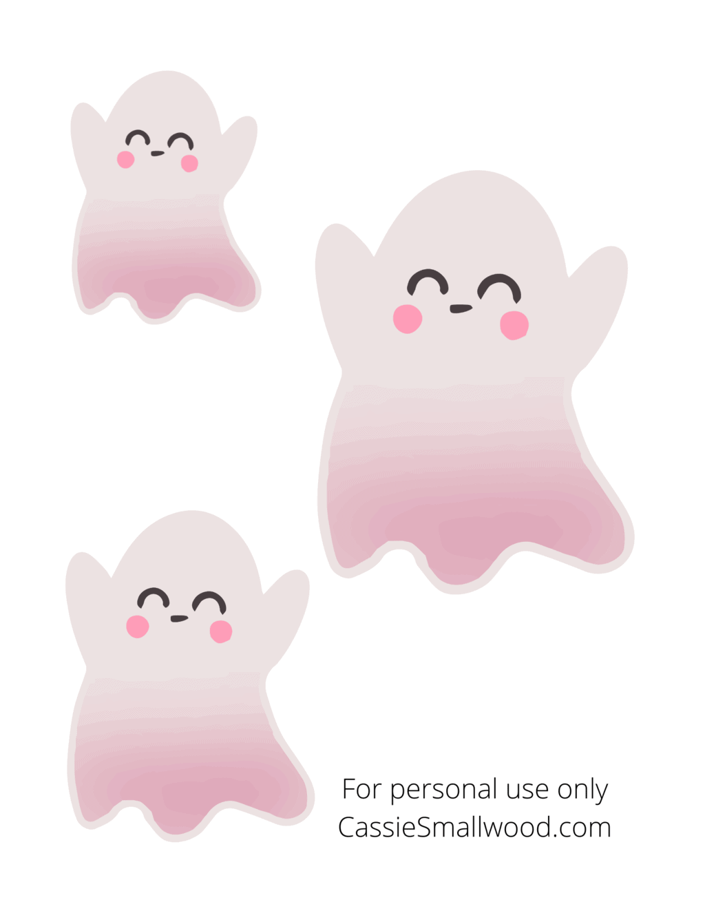 Ghost Template Printable Free