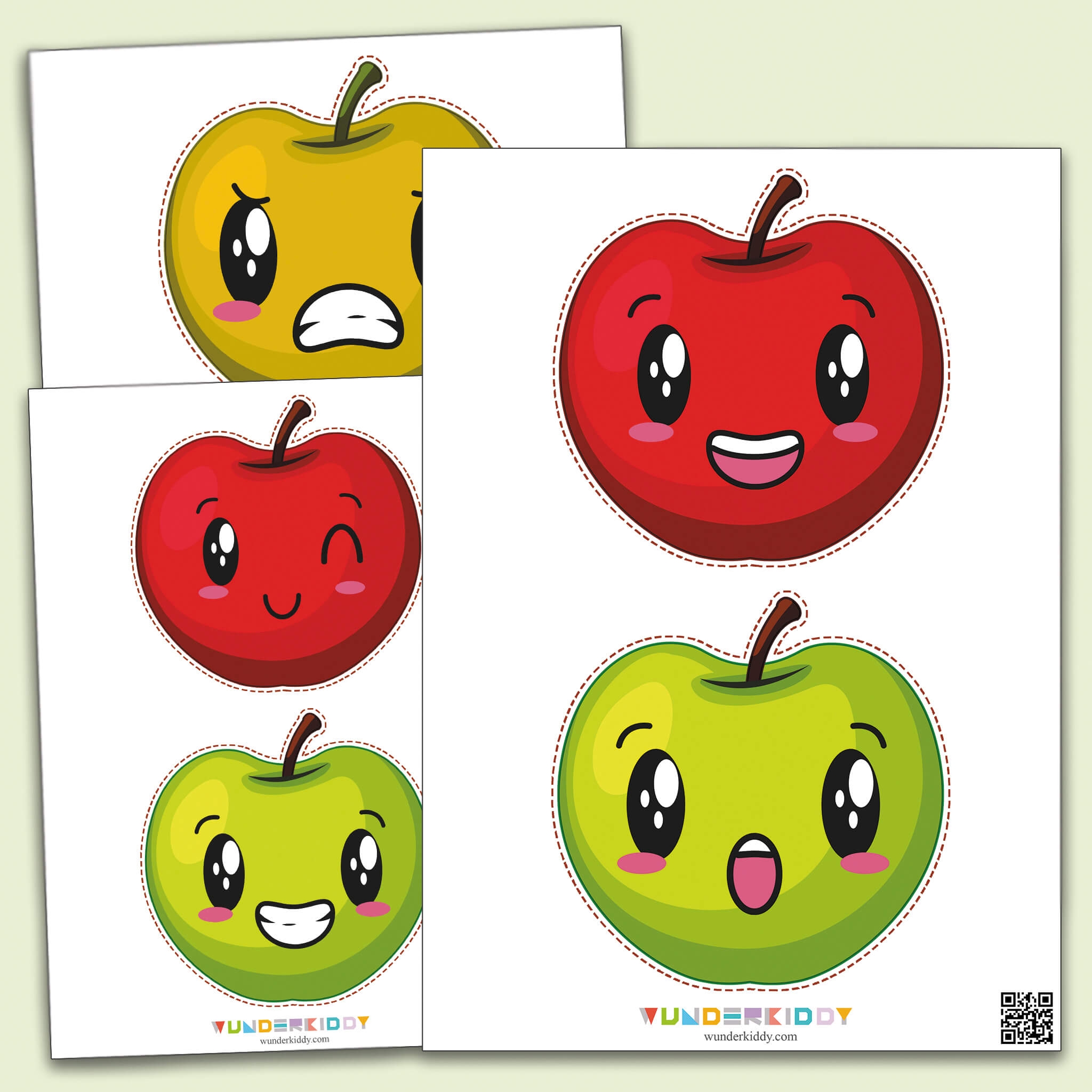 Free Printable Apple Template And Coloring Pages For Kids