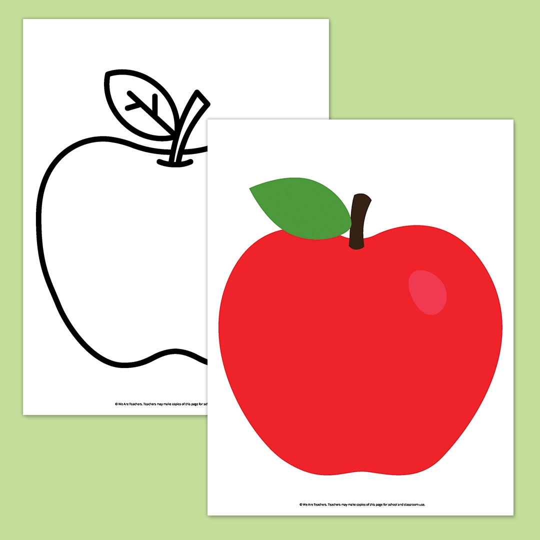 Free Printable Apple Templates