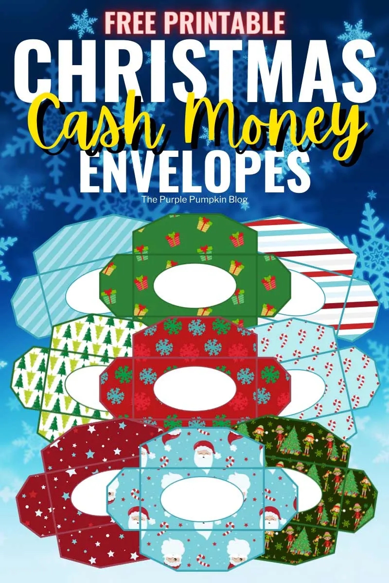 Free Printable Christmas Envelope Template For Cash Money Gifts