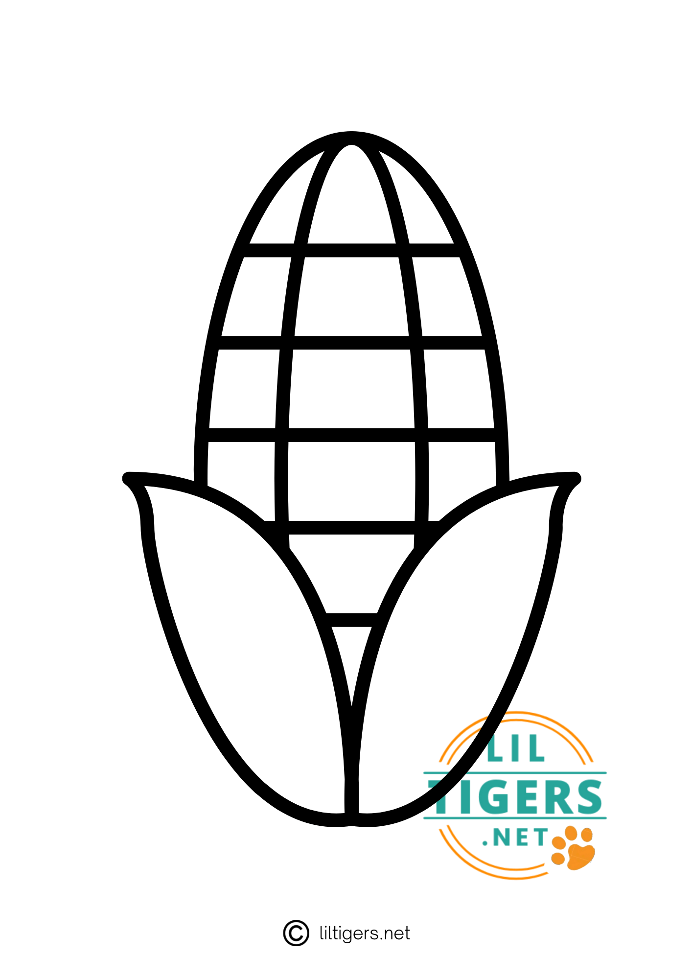 Free Printable Corn Templates For Fall Crafts Lil Tigers