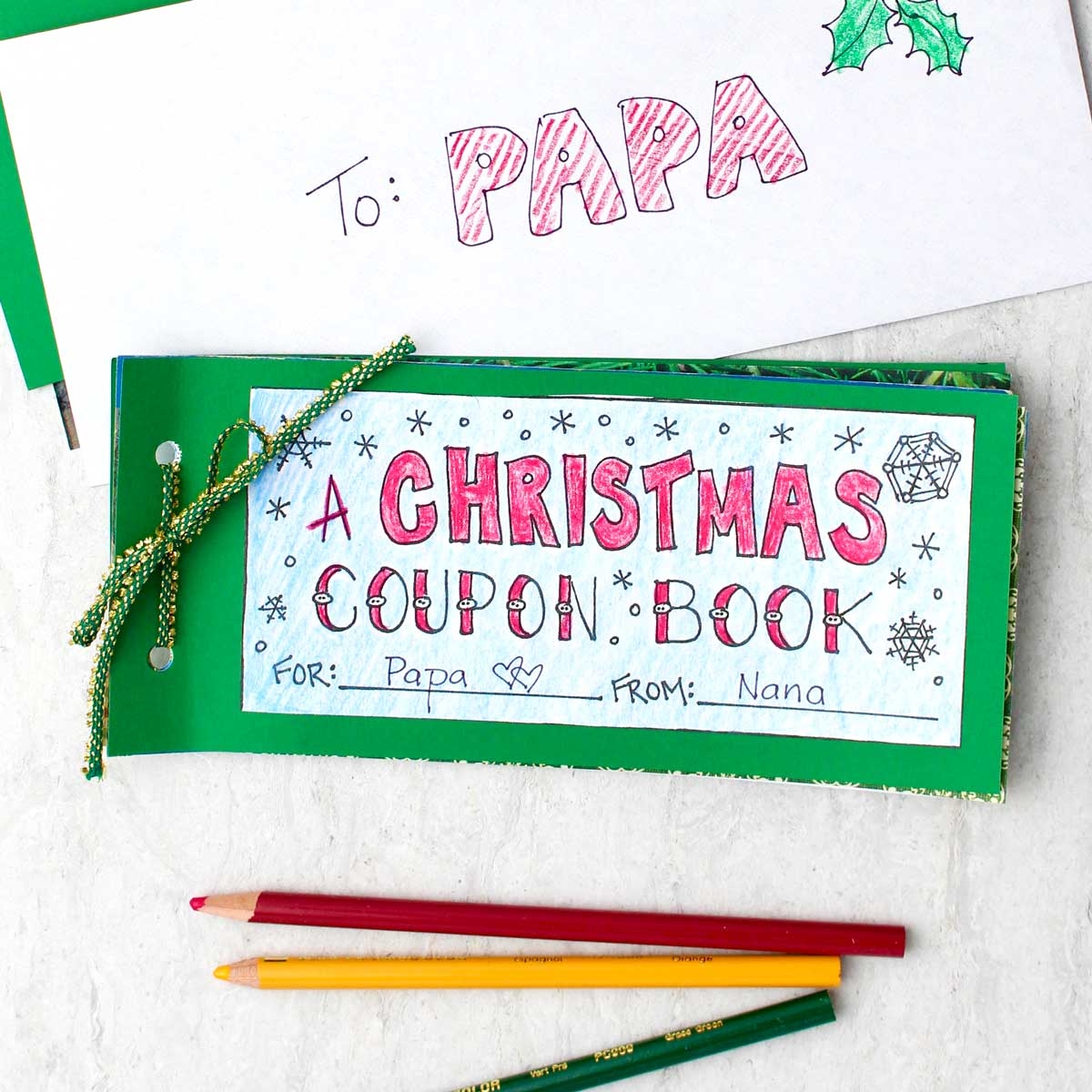Free Printable Coupon Book Template For Christmas Welcome To Nana s
