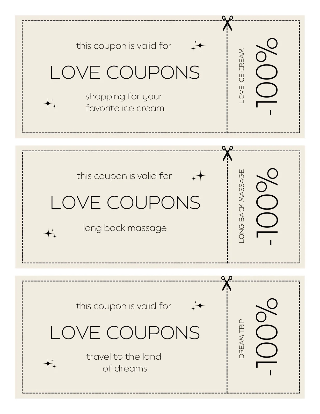 Free Printable Customizable Coupon Templates Canva