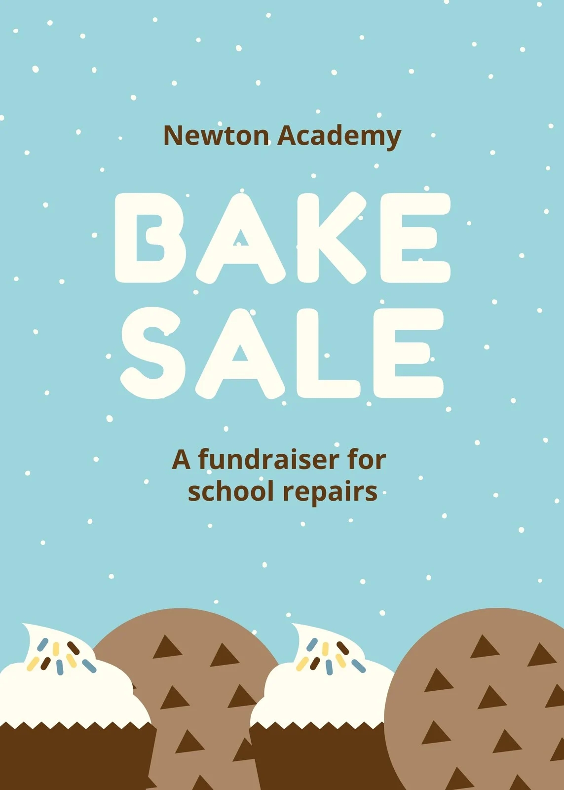 Free Printable Customizable Cupcake Flyer Templates Canva