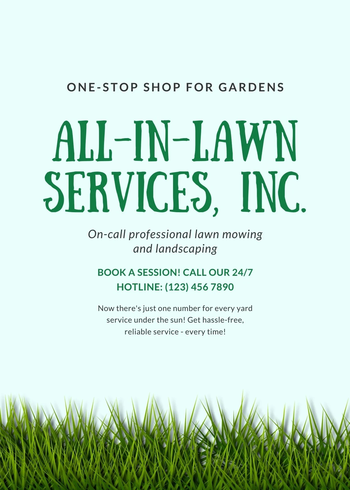 Free Printable Customizable Landscaping Flyer Templates Canva