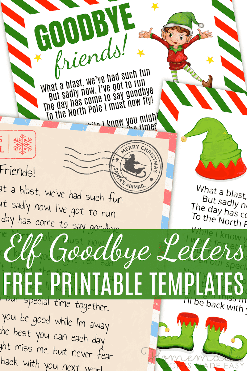 Elf On The Shelf Letter Template Free Printable Word