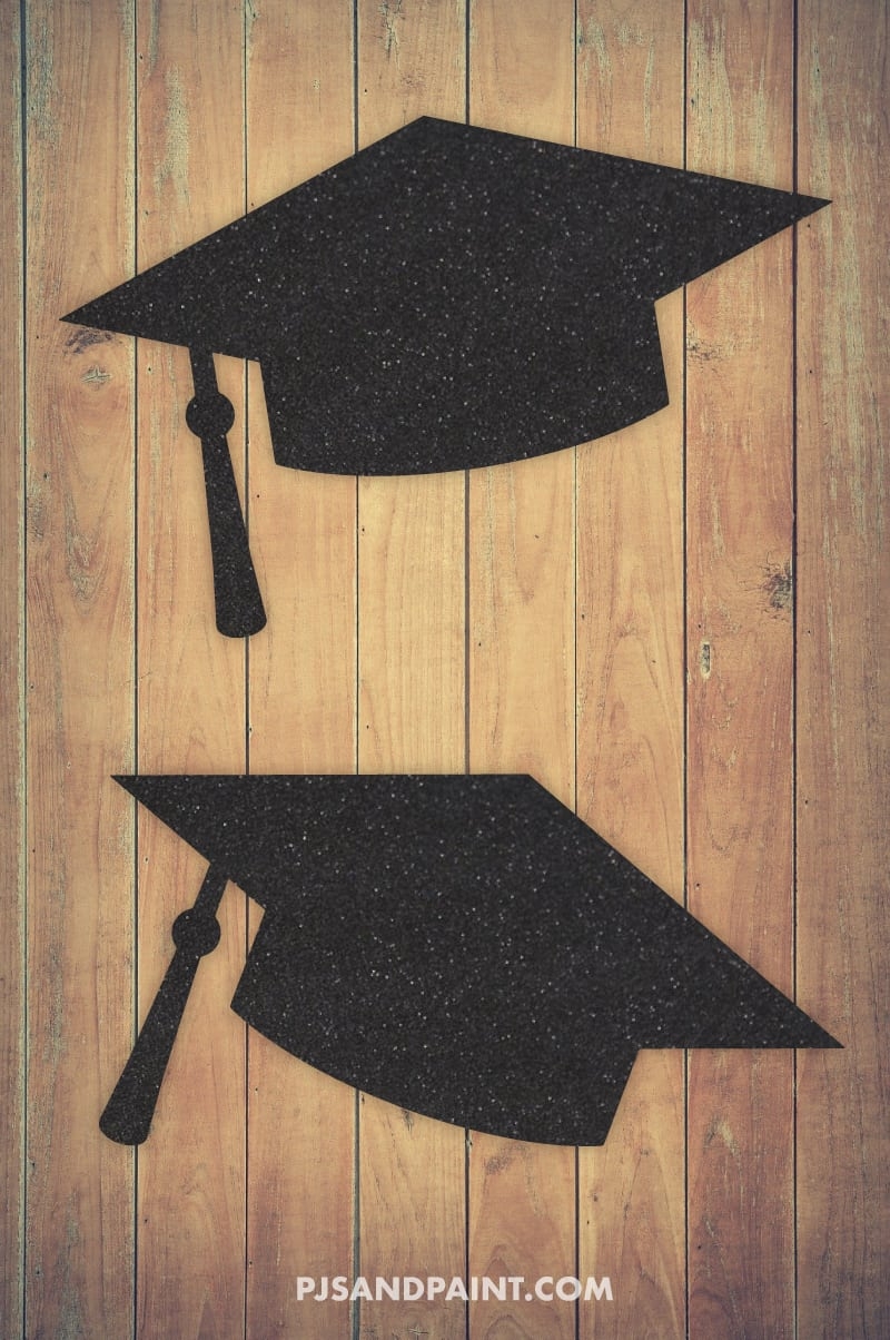 Free Printable Graduation Cap Template 2 Sizes Pjs And Paint Worksheets Library