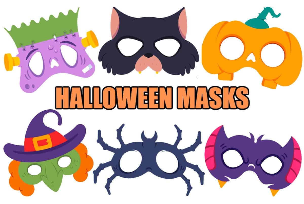 Halloween Printable Masks Templates