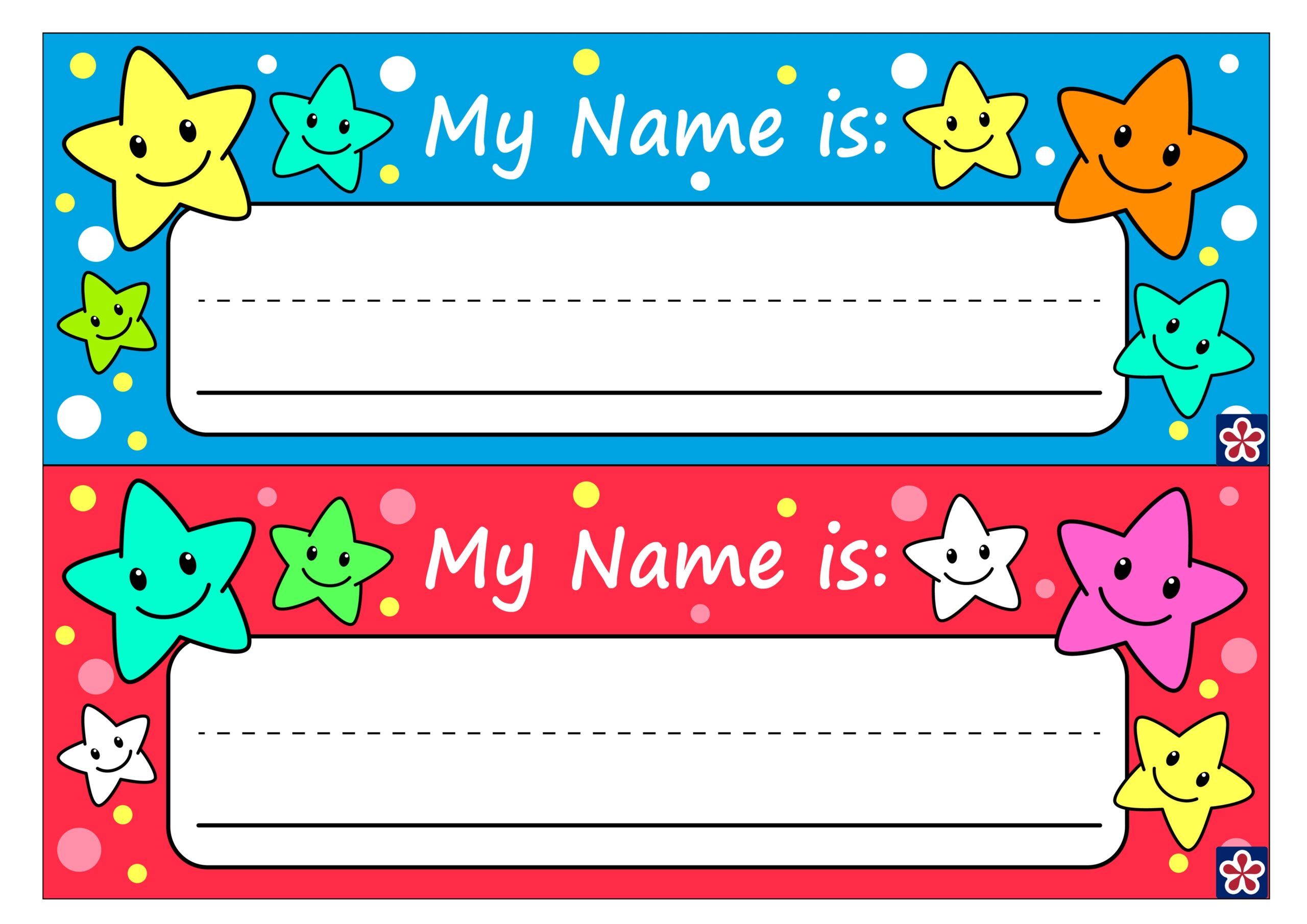 Free Printable Name Badge Templates