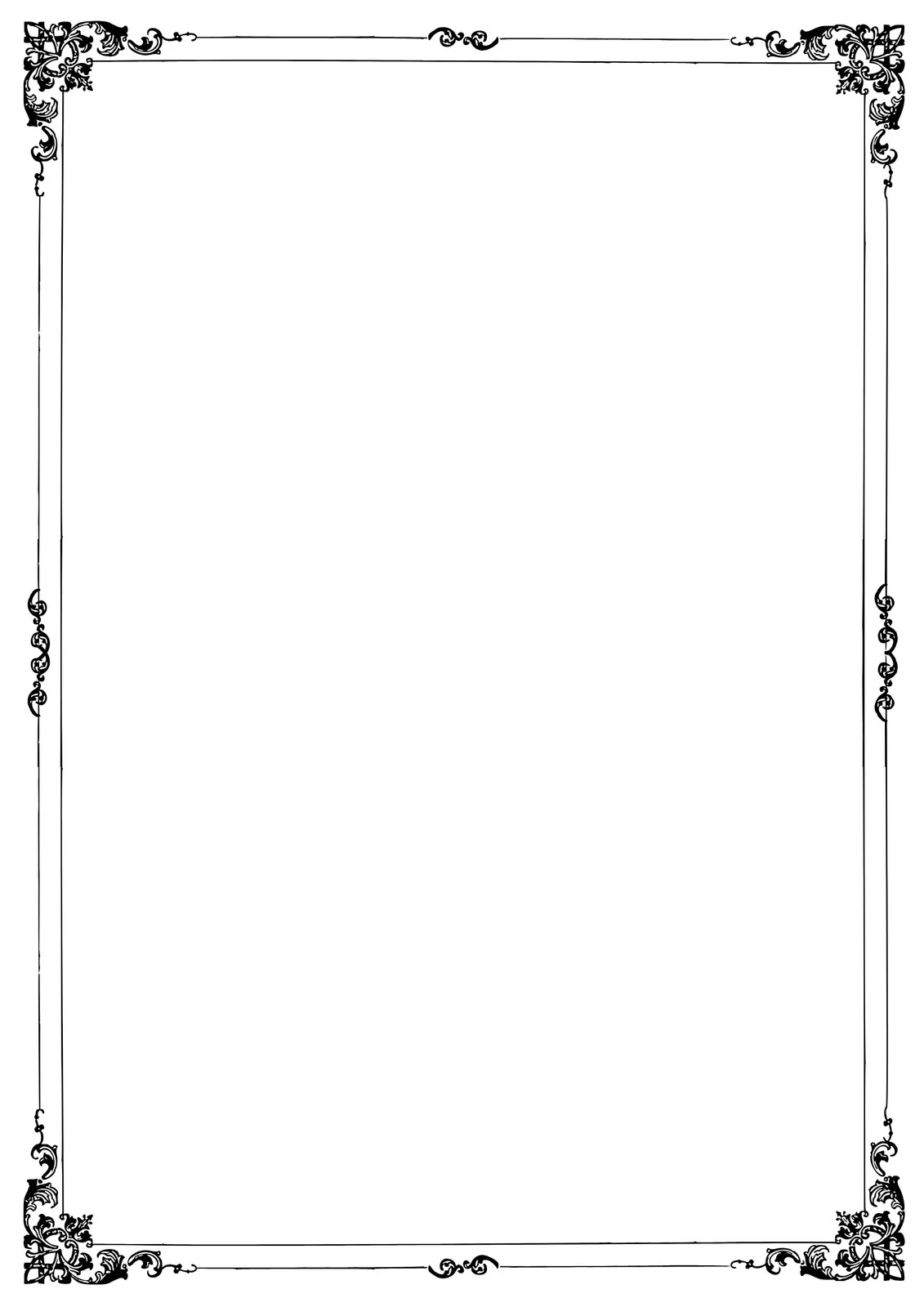Free Printable Page Border Templates You Can Customize Canva