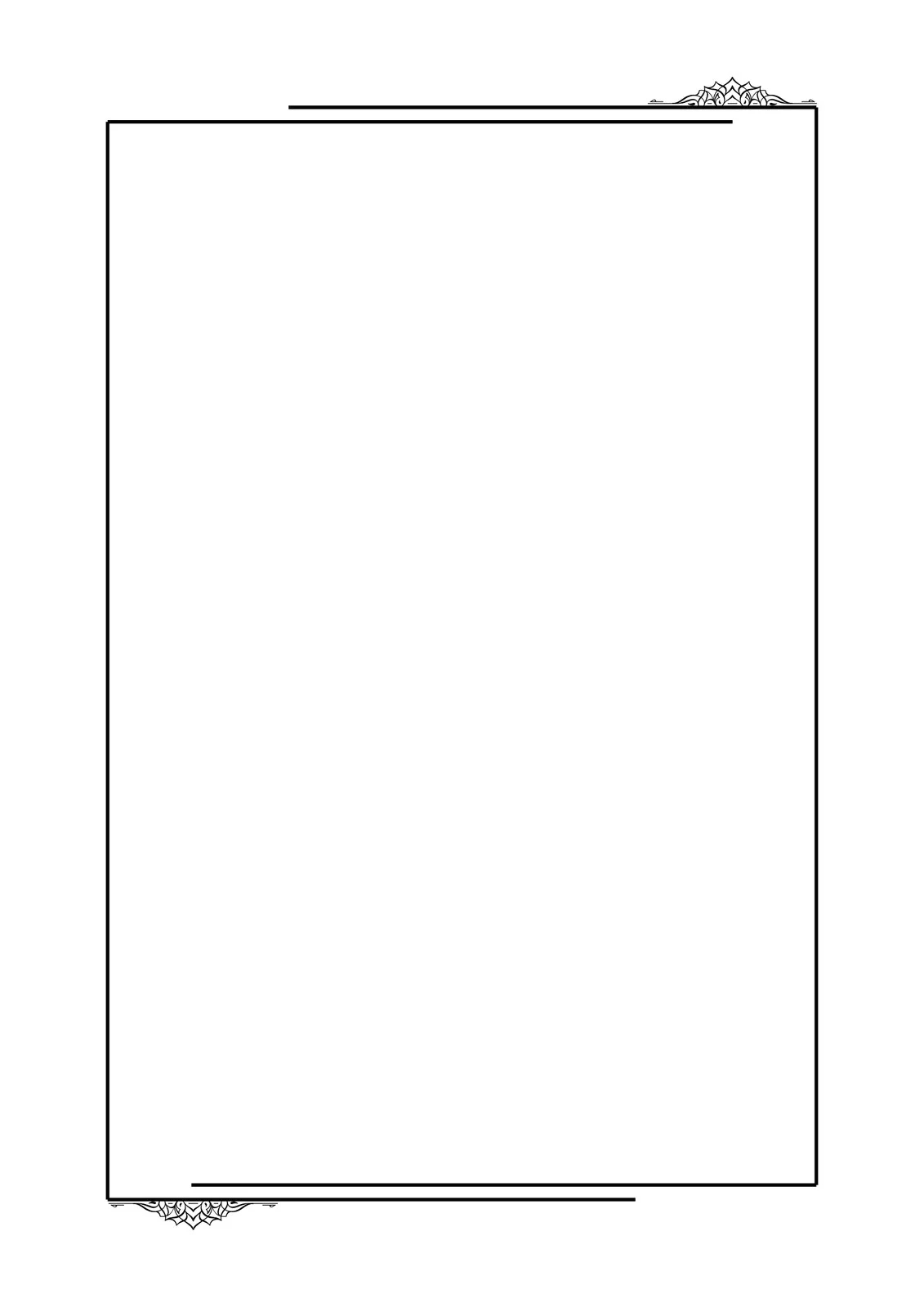 Printable Picture Frame Template