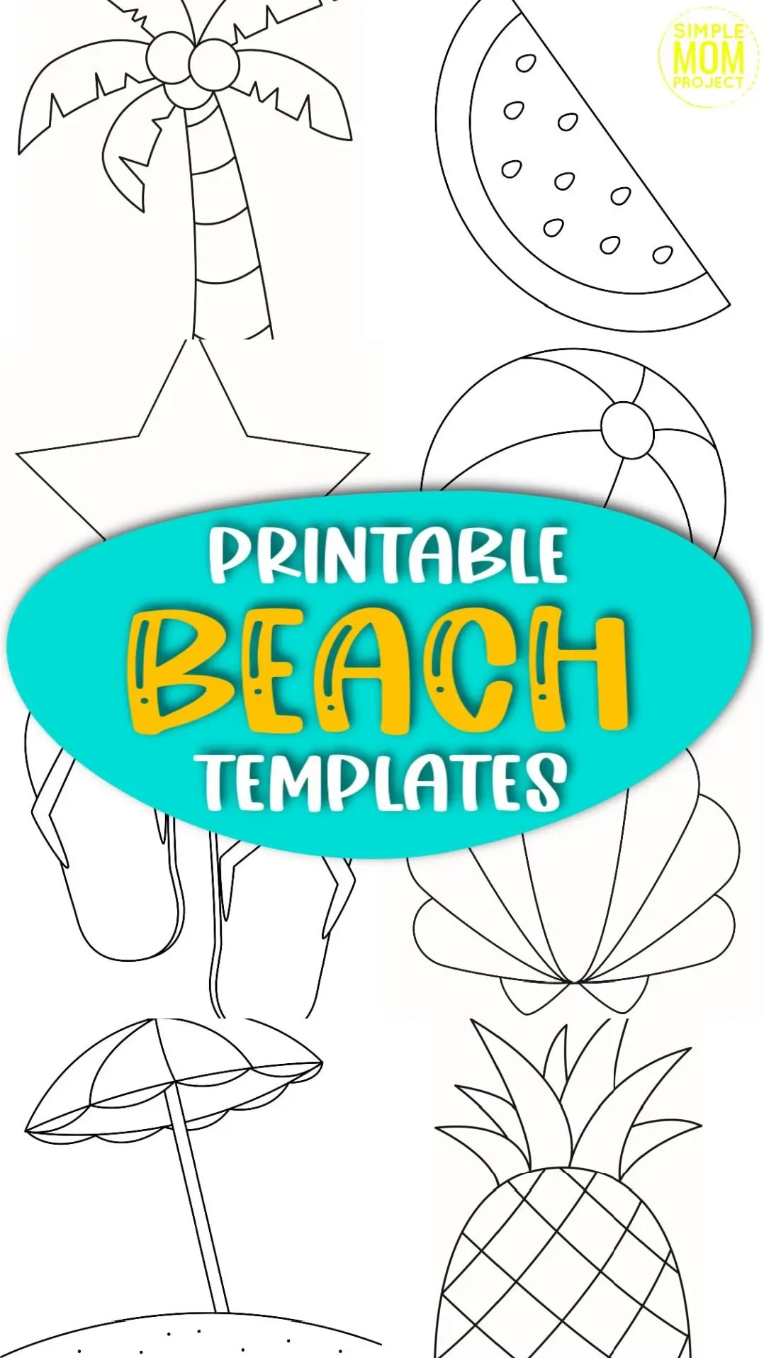 Printable Pineapple Template