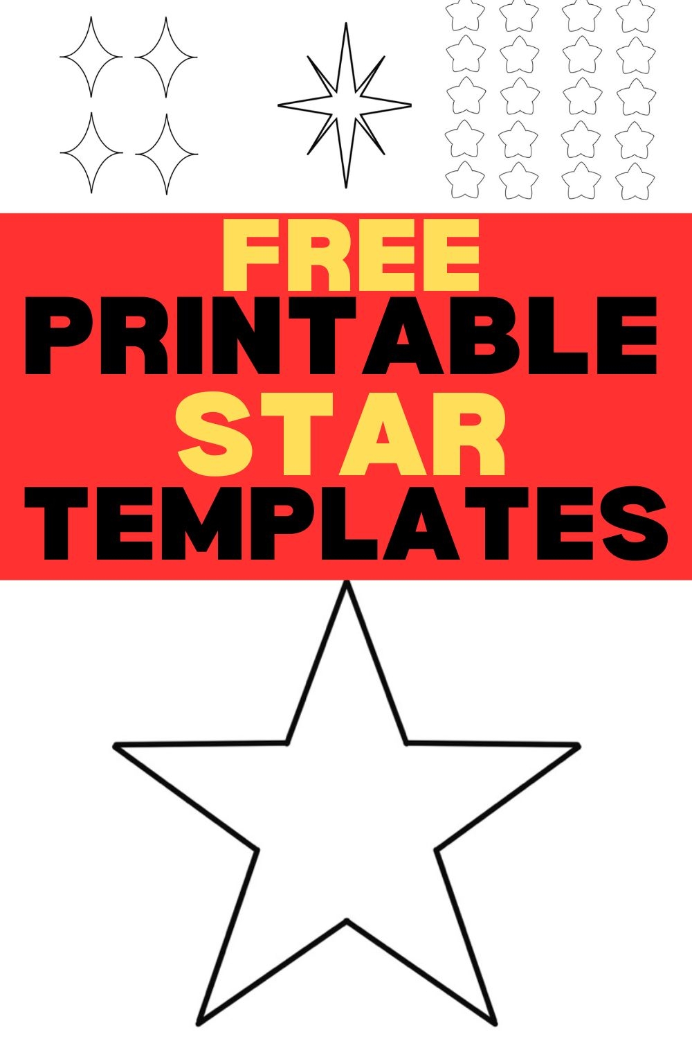 Printable Large Star Template
