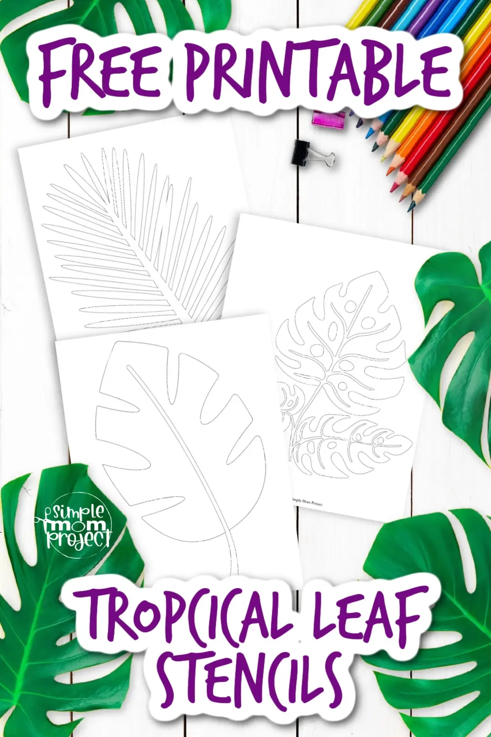 Cut Out Palm Leaf Template Printable