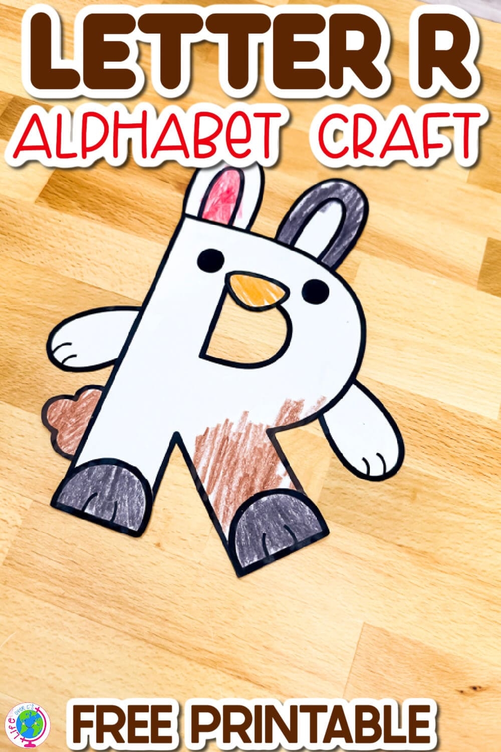 Free Printable Uppercase Letter R Craft Template