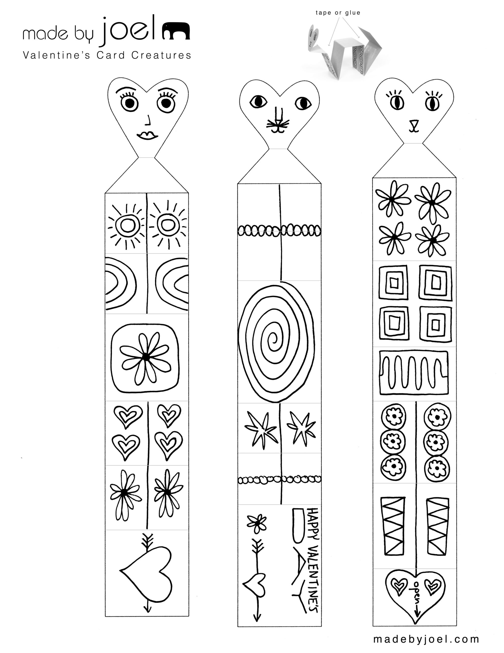 Free Printable Valentines Crafts Clearance