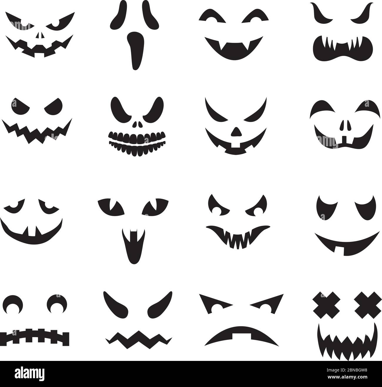 Free Printable Ghost Eyes And Mouth Template