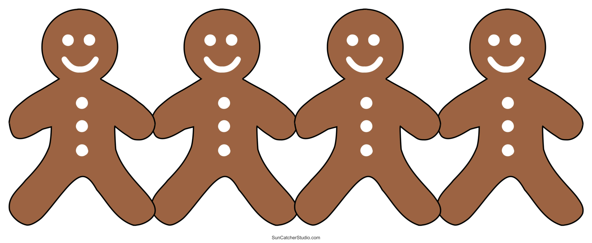 Gingerbread Man Templates Printable Outlines And Patterns Free Printables Monograms Design Tools Patterns DIY Projects